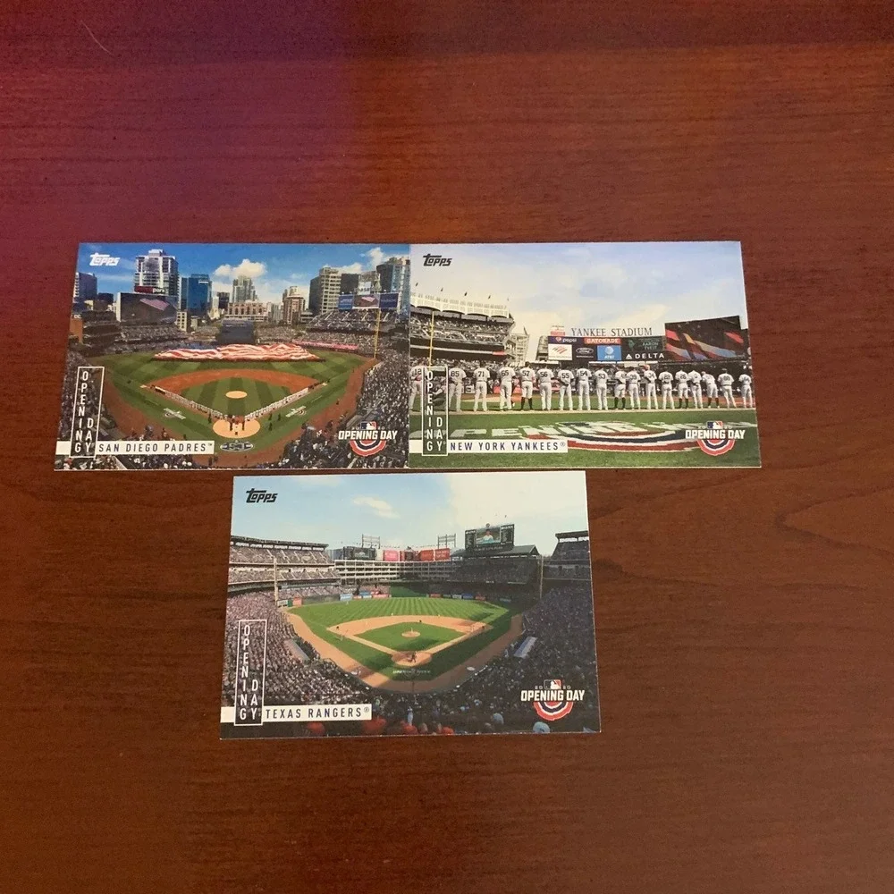 2020 Topps Opening Day‎ Set 1-15 stadiums